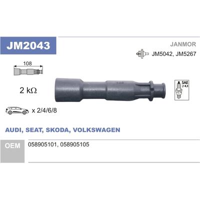 JANMOR Stecker, Zündspule JM2043