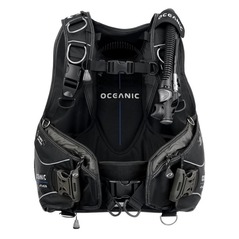 Oceanic Atmos Tarierjacket XL mit integriertem Gewichtssystem und gepolsterter Rückenplatte
