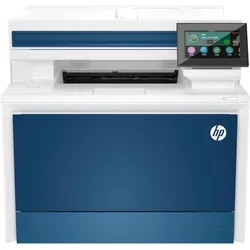 HP Color LaserJet Pro MFP 4302dw (Laser, Farbe), Drucker, Weiss, Blau