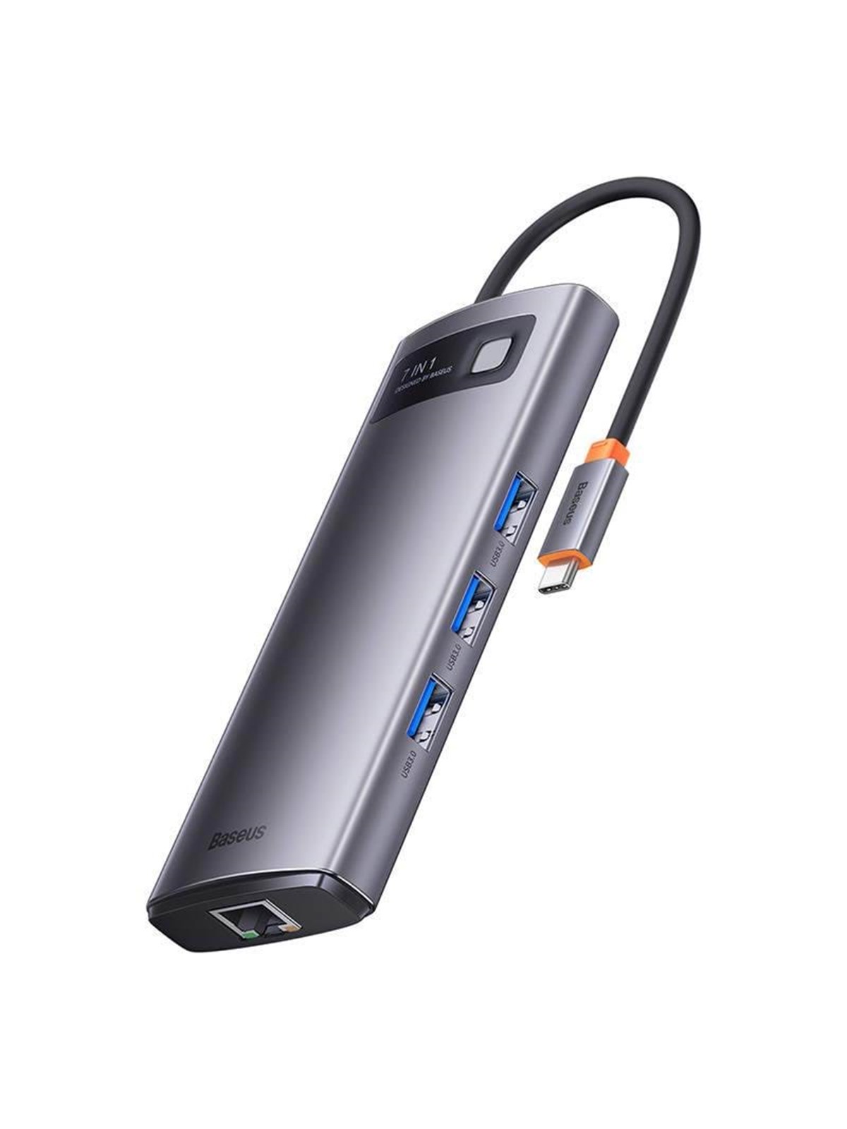 Baseus Metal Gleam Series 7-in-1 Hub USB-Hubs - Grau
