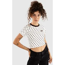 Another Cotton Lab Another Dot Crop T-Shirt black white dots Gr. M