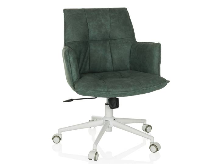 Chaise Home Office / Chaise Pivotante Solao Life W Tissu Menthe Hjh Living