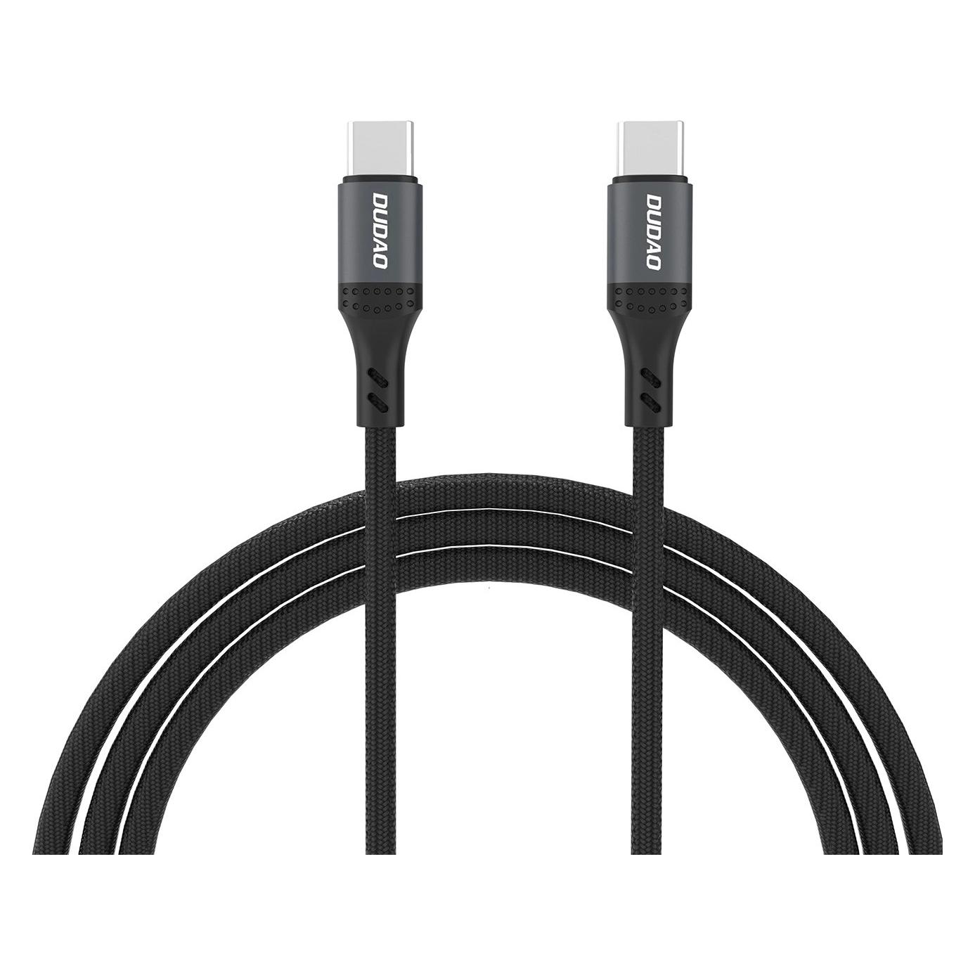 Dudao L3CC USB-C - USB-C 60W 2 m. sort (2 m, USB 2.0, 60 W) (L3CC-2M)