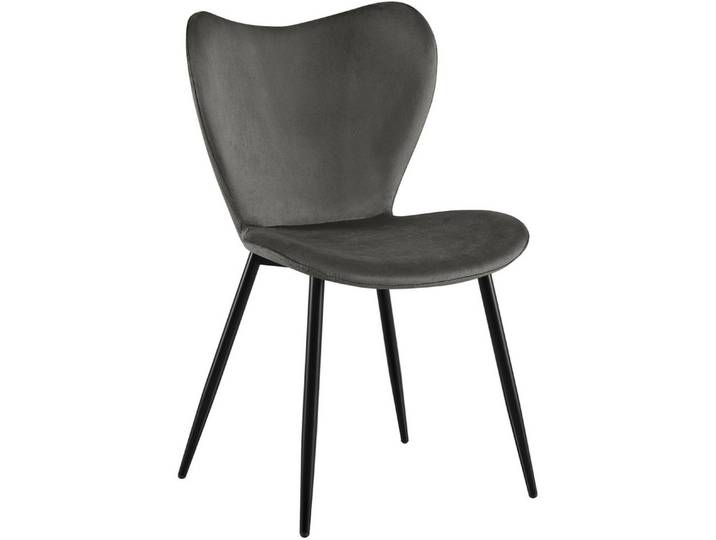 furnicato Esszimmerstuhl Maika 80x50x58 cm anthrazit (1 St)