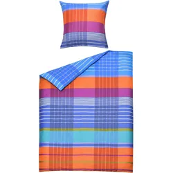 Bettwäsche VIOLA Satin (BT 135x200 cm) - bunt - BT 135x200 cm