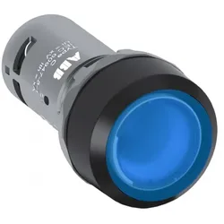 ABB CP2-11L-10 Leuchtdrucktaster blau, verrastend mit LED 24 VACDC 1 Schliesser ABB CombiLine Compact