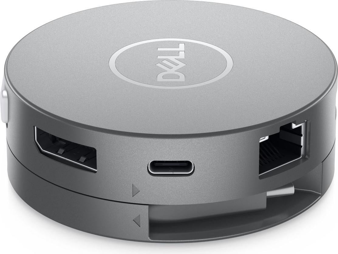 Dell DA310 Pro 7-in-1 USB-C Reisadapter met USB 3.2 Gen 2, Zilver