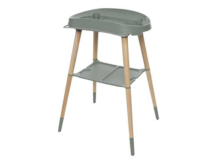 Bebe-Jou Badewannenständer Sense Breeze Green mit schönen Holzbeinen 421730