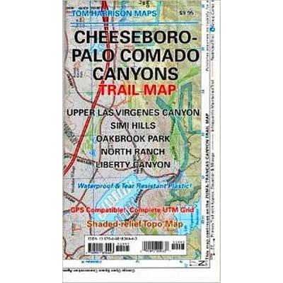 Cheeseboro-Palo Comado Canyons Trail Map, Karte von Tom Harrison, Tom Harrison Maps, 978-0-9818344-4-3