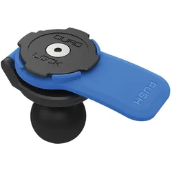 Quad Lock Ball Adapter Mount V2, Smartphone Halterung, Blau, Schwarz