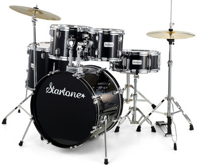 Startone Star Drum Set Studio -BK Schwarz
