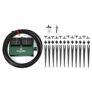 Juliana Erd-Bewässerungs-Set Solar, Bewässerungsanlage für Gewächshäuser, 10 Liter