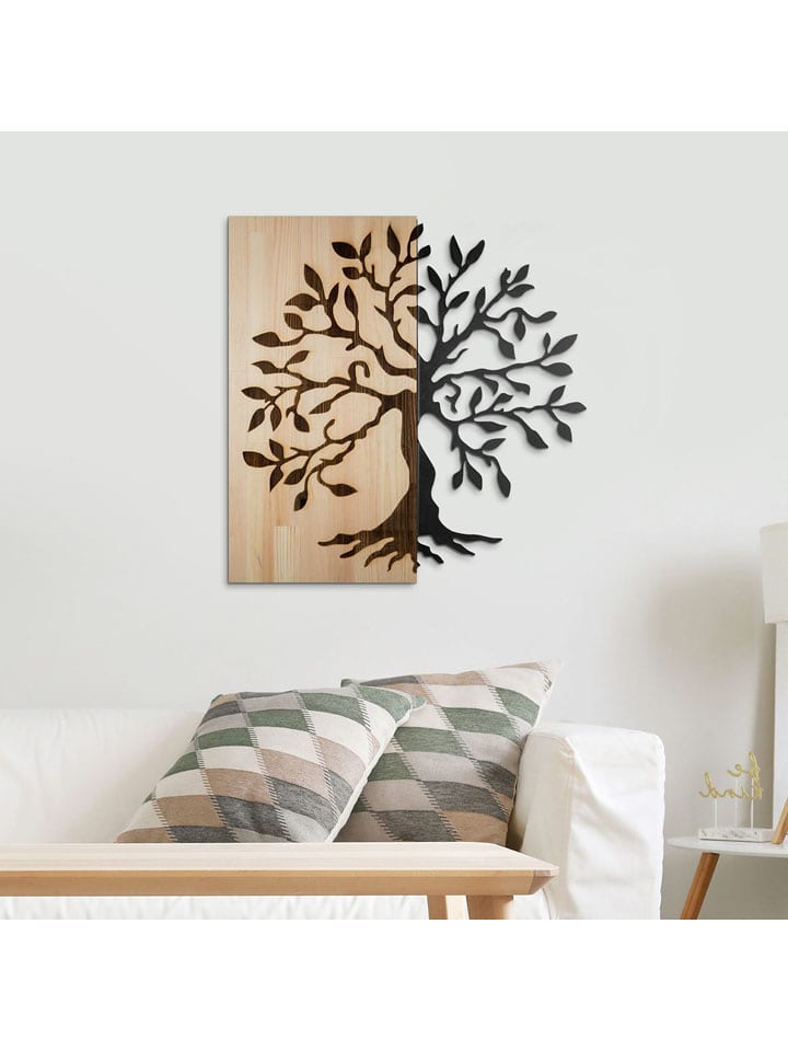 ABERTO DESIGN Wanddekor "Aura of Nature" - (B)58 x (H)57,5 cm - onesize