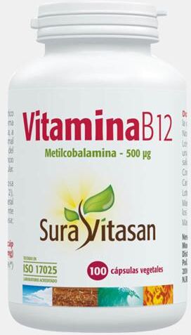 SURA VITASAN VITAMINA B12 100 CAPSULAS