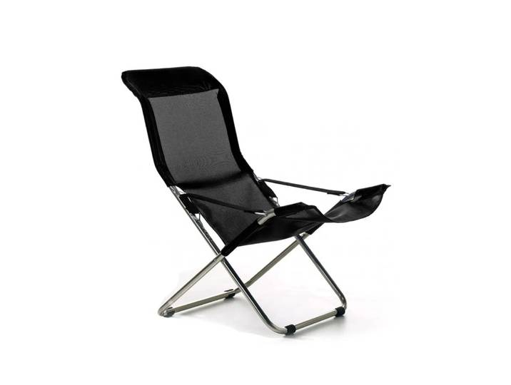 Fiam Fiesta Sonnenstuhl Schwarz