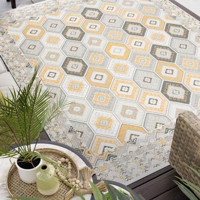 Alise Rugs Alfresco Nautical & Coastal Geometric Reversible Indoor/Outdoor Area Rug