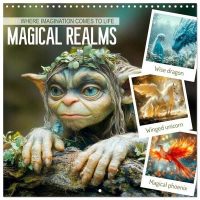 Magical realms - Where imagination comes to life (Wall Calendar 2027 12 × 12 Inch) CALVENDO 12 Month Wall Calendar