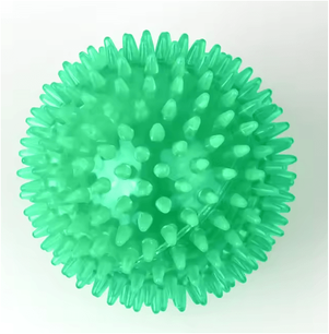 Inspire Essentials Squeaky Chew Ball Dog Toy For Teeth Cleaning And Training d xs 5.5cm