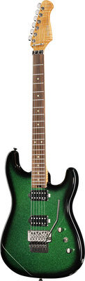 Harley Benton ST-80FR HH ESB Emerald Sparkle Burst Hochglanz