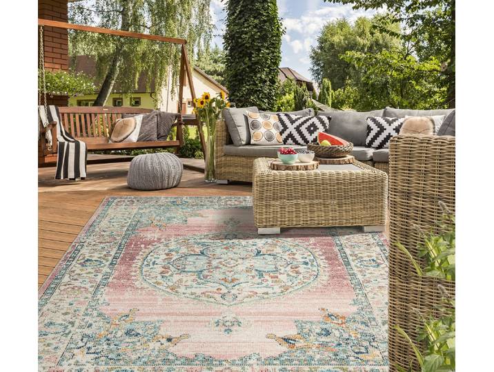 Teppich THE CARPET Palma Orient , pink, B:240cm H:4mm L:340cm, Polypropylen, Teppiche, Teppich, Outdoor moderner robuster In und Outdoor Teppich