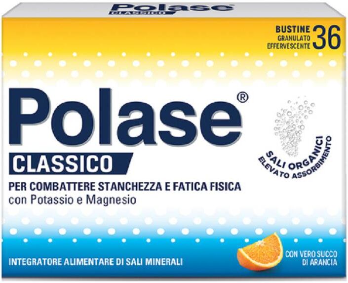 HALEON ITALY Srl Polase Classico Granulato - 36 Buste - Integratore di sali minerali e vitamine
