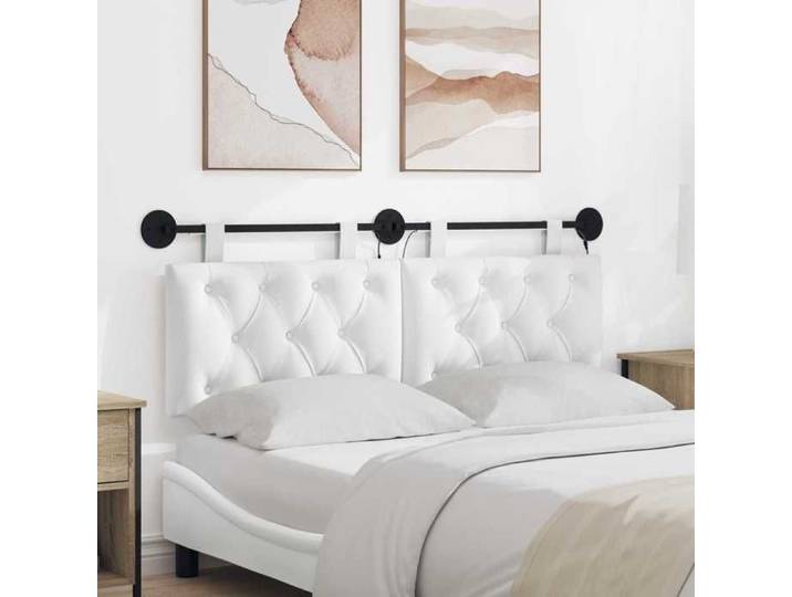 Tête de lit suspendue Avec lumière LED Blanc Tissu poids:7.92 kg 8096