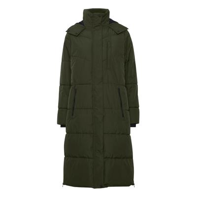 Winterjacke OXMO "Winterjacke OXJulie", Damen, Gr. L, grün (rosin), Obermaterial: 100% Polyester PES., Jacken Winterjacke