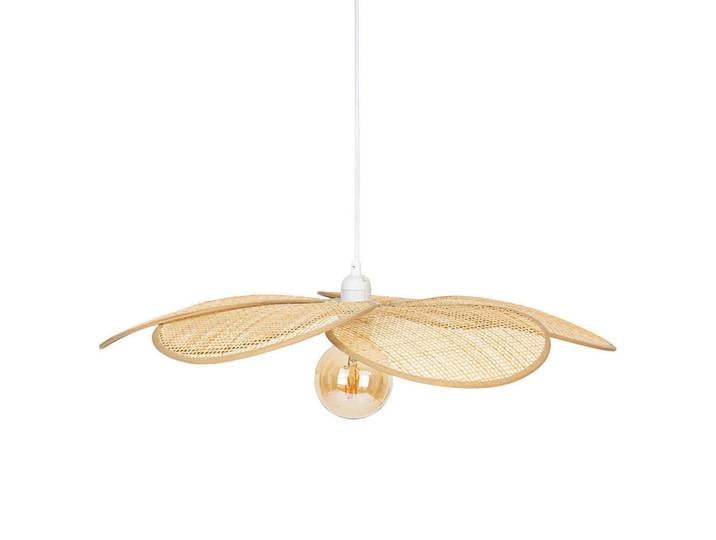 Atmosphera Createur d´interieur Deckenleuchte Petale Ø 62 cm, Beige, Naturmaterialen, E27, 62x94x62 cm, Lampen & Leuchten, Innenbeleuchtung, Deckenleuchten, Deckenleuchten