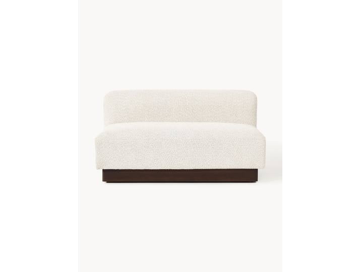 Sofa Natalie (2-Sitzer) aus Teddy-Bouclé