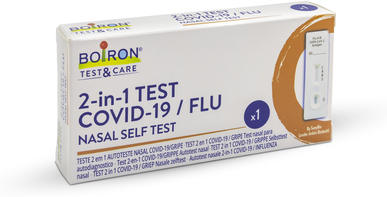 Boiron Auto Teste Nasal Covid e Gripe 1 un