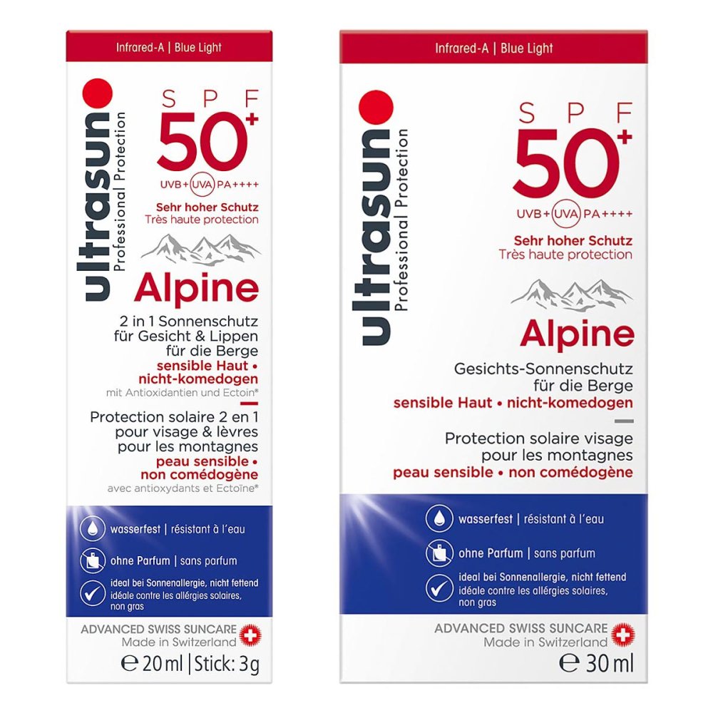 Ultrasun Alpine Spf 50+ 2in1 (20 ml) & Alpine Spf 50+ (30 ml) 08104363