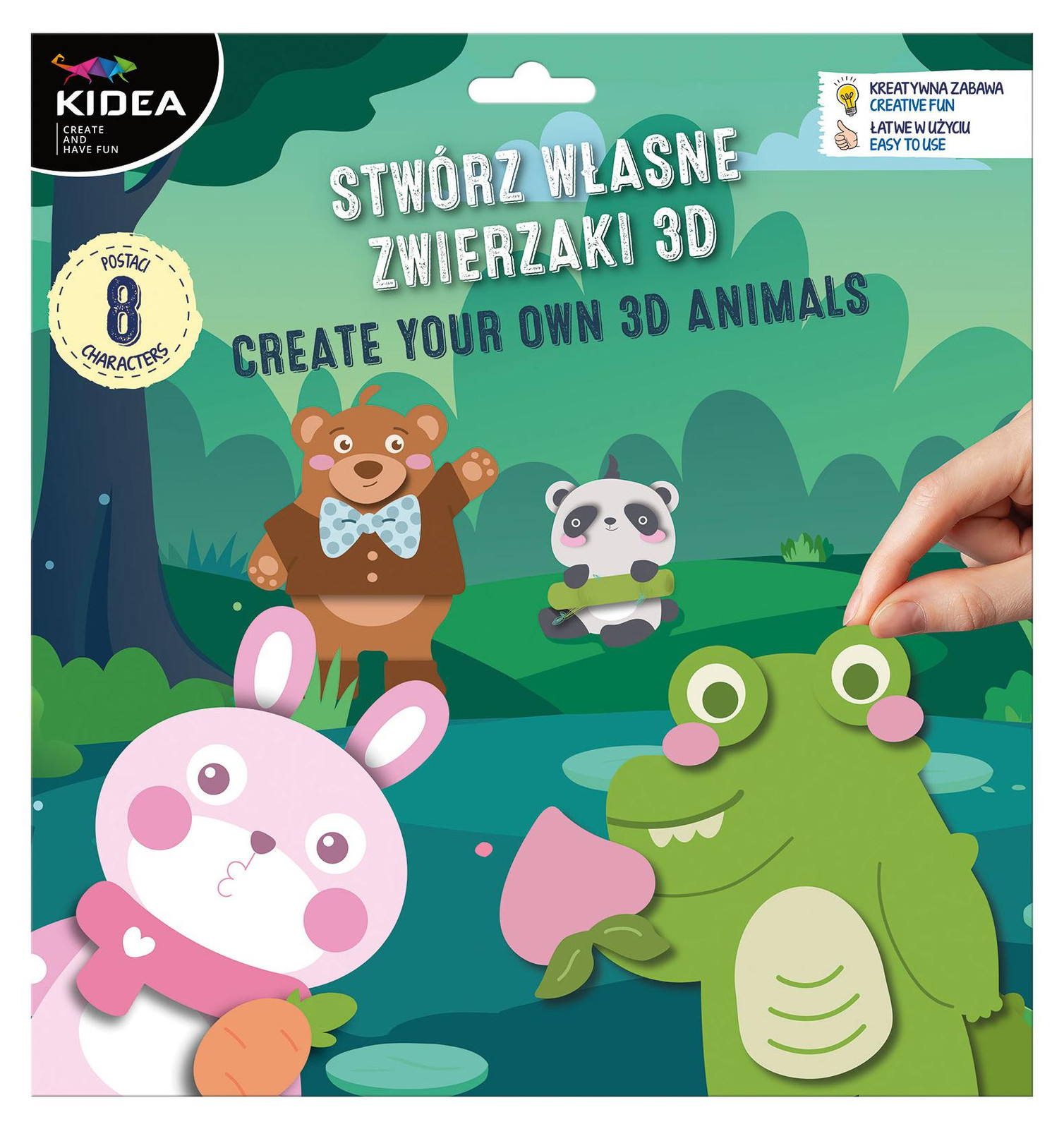 Derform Creatieve set Maak je eigen 3D dieren met 8 modellen