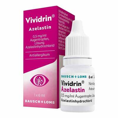 Dr. Gerhard Mann VIVIDRIN Azelastin 0,5 mg/ml Augentropfen 6 ml 12910546
