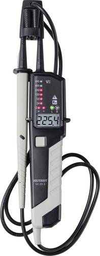 VOLTCRAFT VC-55 S Zweipoliger Spannungsprüfer CAT III 1000 V, CAT IV 600V Silent (ohne Sound) LCD, LED