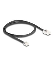 Delock Telefonkabel RJ45 Stecker zu RJ11 schwarz 1 m Netzwerk Telefon (88035)