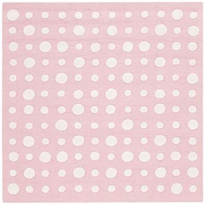 SAFAVIEH Handmade Kids Nessie Dots Wool Rug