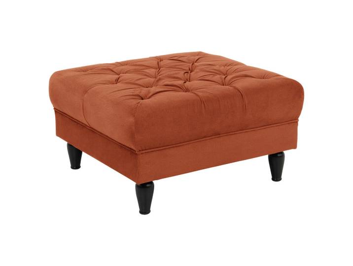 Mid.you Hocker, Rost, Holz, Buche, vollmassiv, quadratisch, 82x44x82 cm, Made in EU, Wohnzimmer, Hocker, Sitzhocker