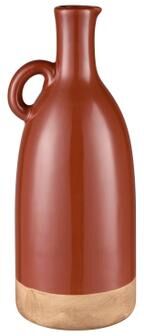Atlas Lighting and Home Atlas Adara Rounded Terracotta Vase