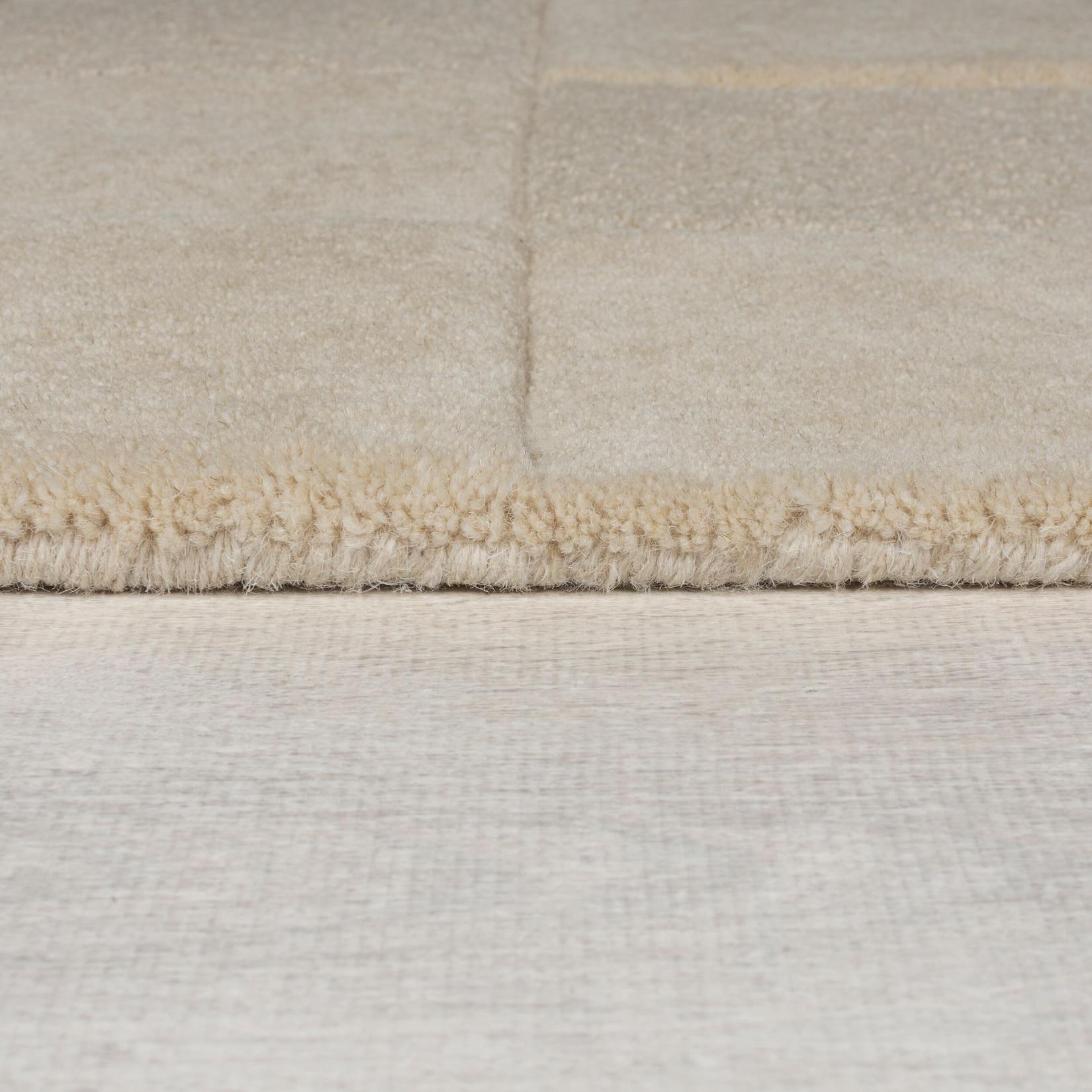 Läufer Wolle Beige 60 x 230 cm - DEBEN Kadima Design