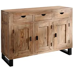 WOLFMÖBEL Kommode Yoga 2.0 Holz Braun Sheesham