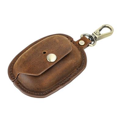 CONTACTS Family Leather Hook Case For Sony WF 1000XM5 Wireless Earbuds coffee