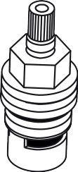 Hansgrohe Absperreinheit Axor Warmwasserseite , 96350000 96350000