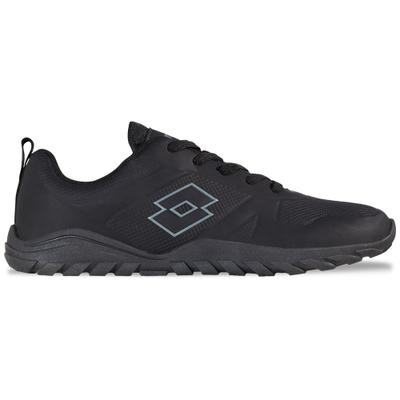 Barfußschuh LOTTO, Damen, Gr. 36, schwarz (schwarz, grau), Kunstfaser, Synthetik, unifarben, Schuhe Barfußschuh, - extra breite Zehenbox für uneingeschränkte Bewegungsfreiheit