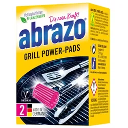 abrazo Grill & Backofen Power-Pads 2 Stück mit natürlicher Pflanzenseife, rundum vollverseift