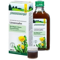 Schoenenberger Naturreiner Heilpflanzensaft Löwenzahn 200 ml
