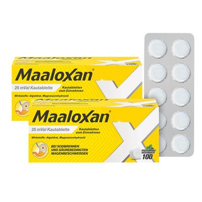 Maaloxan 25 mVal Kautabletten 2x 2x100 St