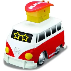 BB Junior 16-85110 - Spielzeugauto - Volkswagen Bulli Samba Press & Go (rot)