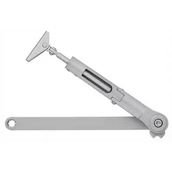 Feststellarm für Oben-Türschließer, AC7124/7224, ALU 180°, silber lackiert - silber
