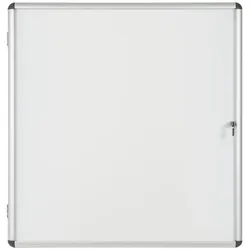 Innenvitrine mit weißer magnetischer Oberfläche, 1160 x 1288 mm