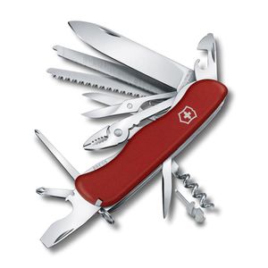 Victorinox Taschenmesser Work Champ 0.8564, rot, 21 Funktionen, mit Kunststoffgriff & Edelstahl-Zweihandklinge